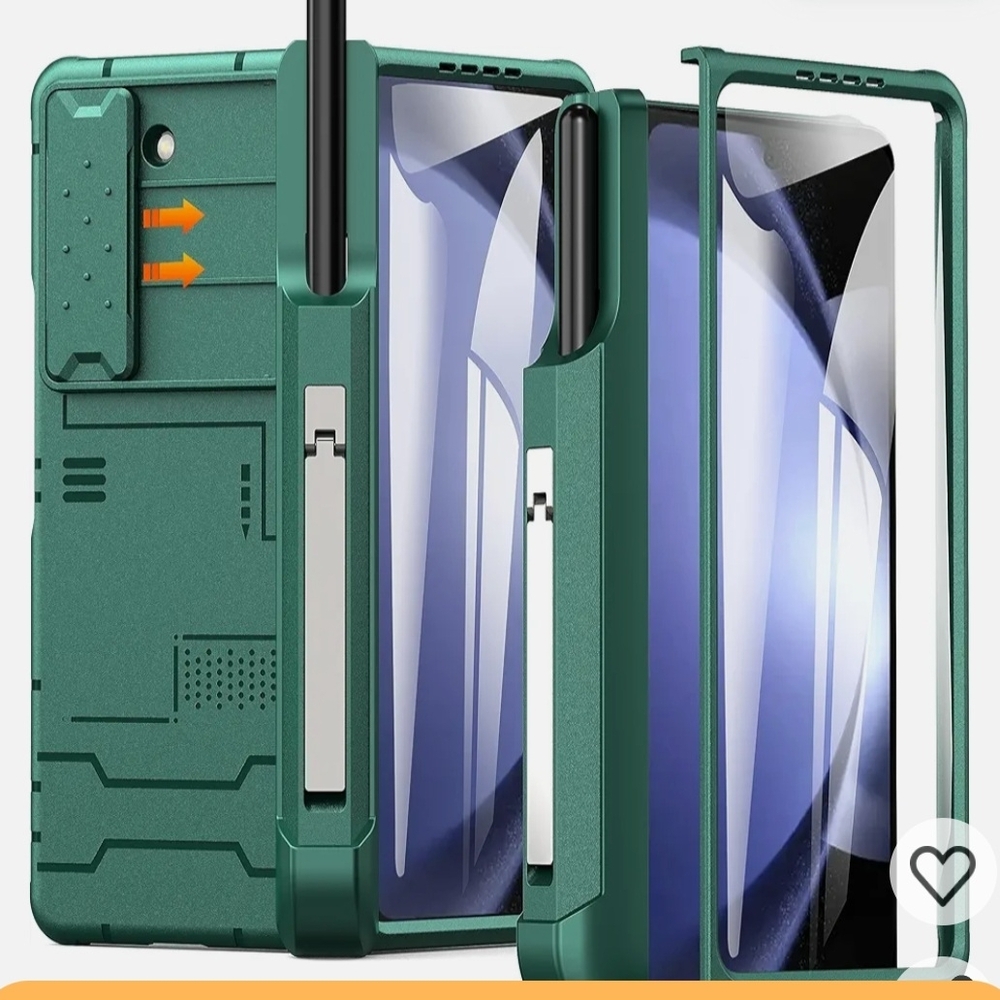 Samsung Galaxy Z Fold 5 Green Protective Case